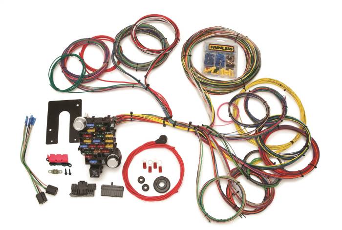 Painless Wiring - Painless Wiring 28 Circuit Classic-Plus Customizable Pickup Chassis Harness 10204