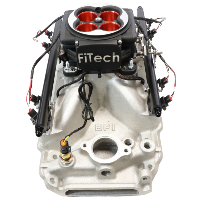 FiTech Fuel Injection - Fitech 30254 Go Port 200-550 HP Chevy Big Block Rectangle Port EFI System Black