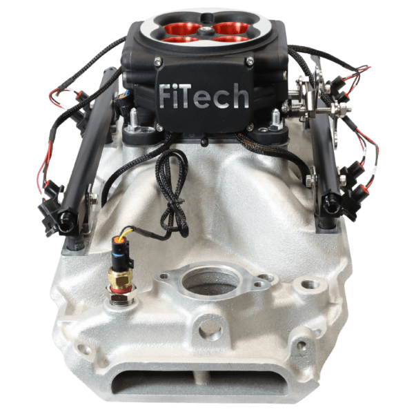 FiTech Fuel Injection - Fitech 30458 Go Port 500-1050 HP Chevy Big Block Oval Port EFI System Matte Black