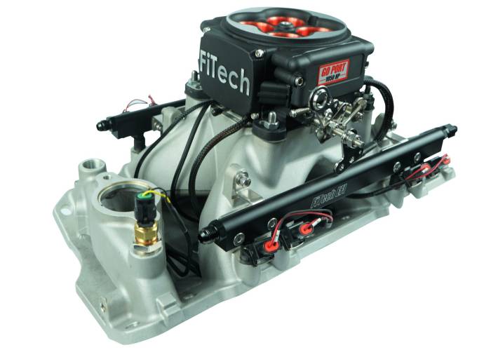 FiTech Fuel Injection - Fitech 37858 Go Port 500-1050 HP Chevy Small Block Port EFI System Matte Black
