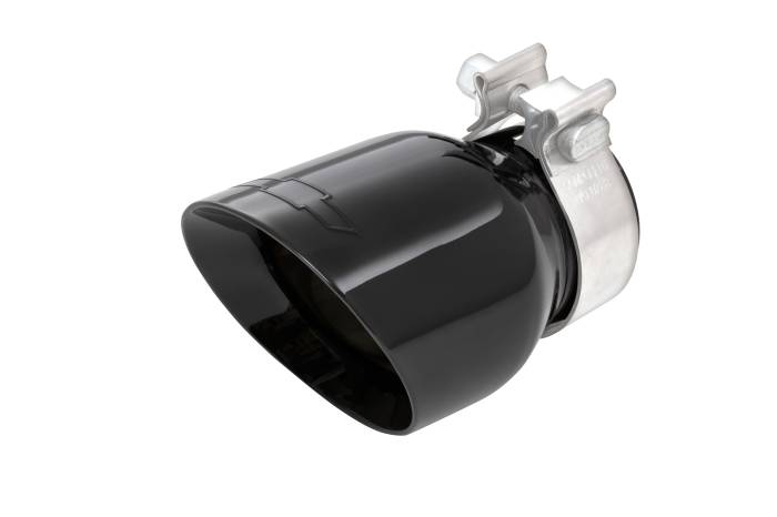 GM (General Motors) - 84513870 3.6L or 5.3L Black Chrome Exhaust Tip with Bowtie Logo