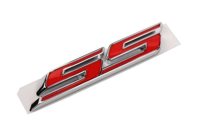 GM (General Motors) - 92228475 - Spoiler Decklid Emblem, Ss Logo, Red