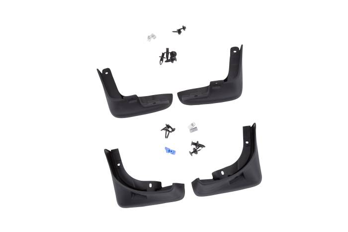 GM (General Motors) - 95489815 - GM Splash Guards, 2011-14 Chevy Cruze, Front And Rear Sets, Not For Use On Models Equipped With Rs Package (Pdz), Black