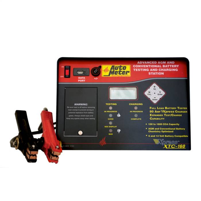 AutoMeter - AutoMeter AGM Optimized Battery Tester/Fast Charger XTC-160