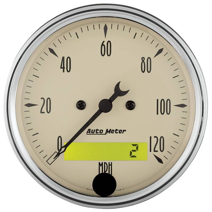 AutoMeter - AutoMeter Antique Beige Electric Programmable Speedometer 1887