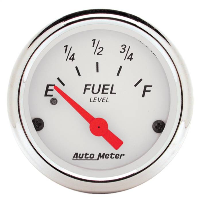 AutoMeter - AutoMeter Arctic White Fuel Level Gauge 1317