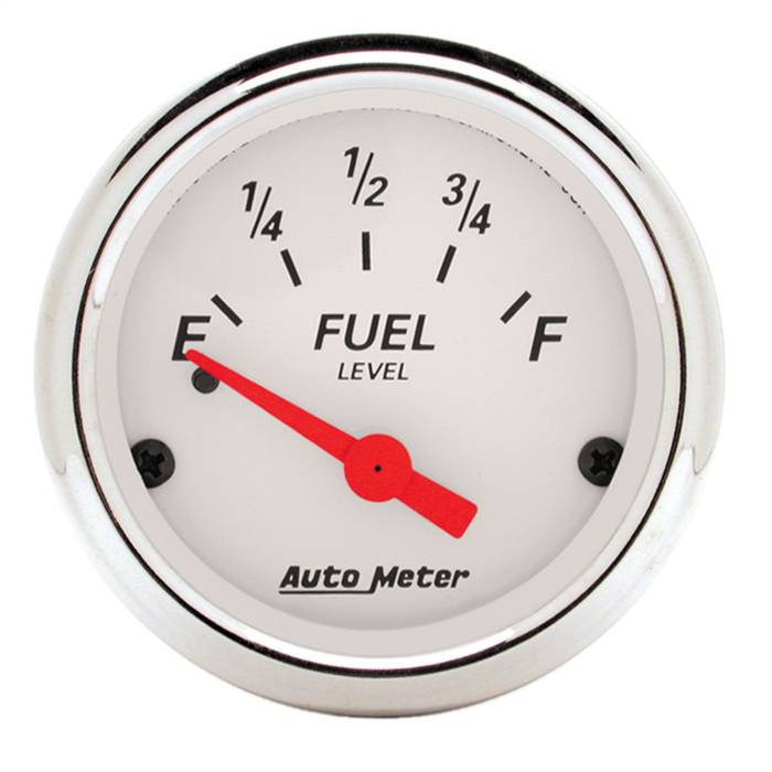 AutoMeter - AutoMeter Arctic White Fuel Level Gauge 1318