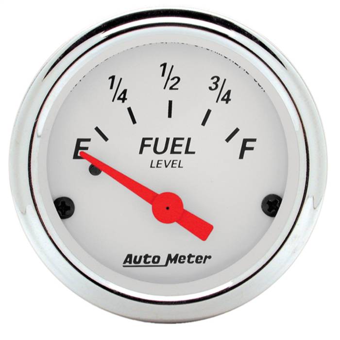 AutoMeter - AutoMeter Arctic White Fuel Level Gauge 1315