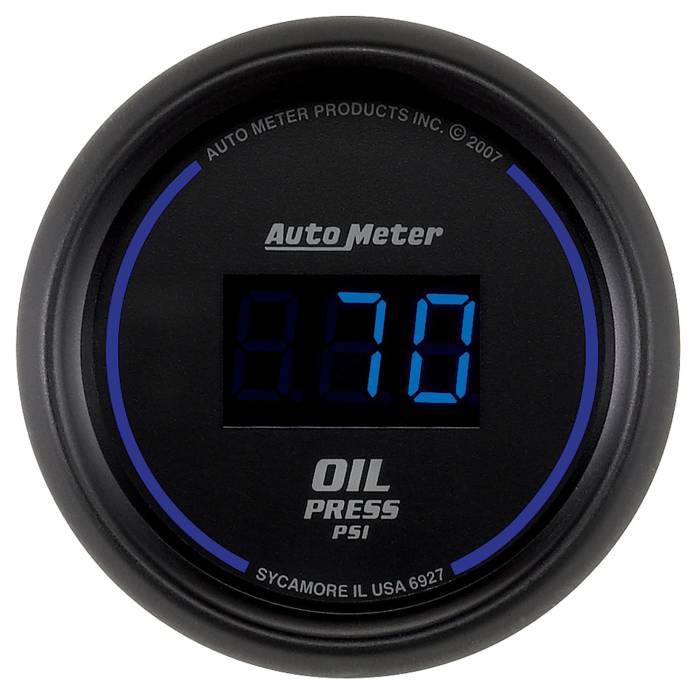 AutoMeter - AutoMeter Cobalt Digital Oil Pressure Gauge 6927
