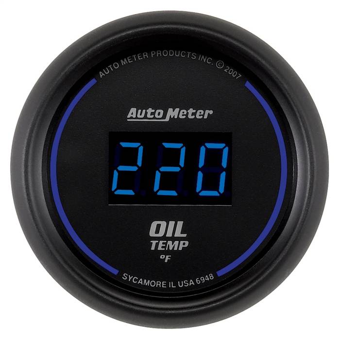 AutoMeter - AutoMeter Cobalt Digital Oil Temperature Gauge 6948