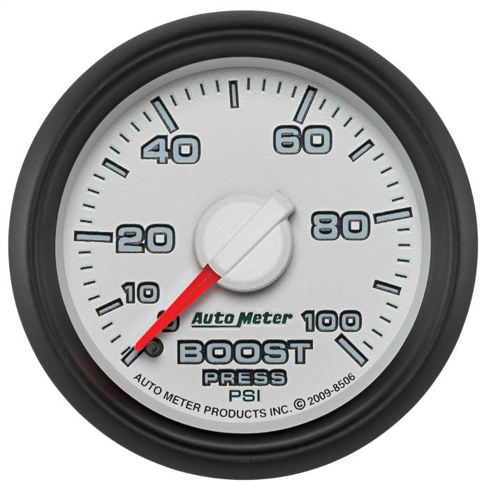 AutoMeter - AutoMeter Gen 3 Dodge Factory Match Mechanical Boost Gauge 8506