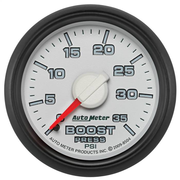 AutoMeter - AutoMeter Gen 3 Dodge Factory Match Mechanical Boost Gauge 8504