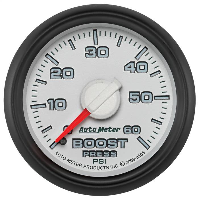 AutoMeter - AutoMeter Gen 3 Dodge Factory Match Mechanical Boost Gauge 8505