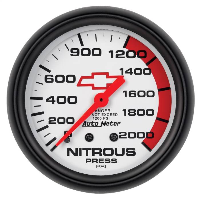 AutoMeter - AutoMeter GM Series Mechanical Nitrous Pressure Gauge 5828-00406
