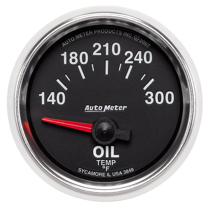 AutoMeter - AutoMeter GS Electric Oil Temperature Gauge 3848