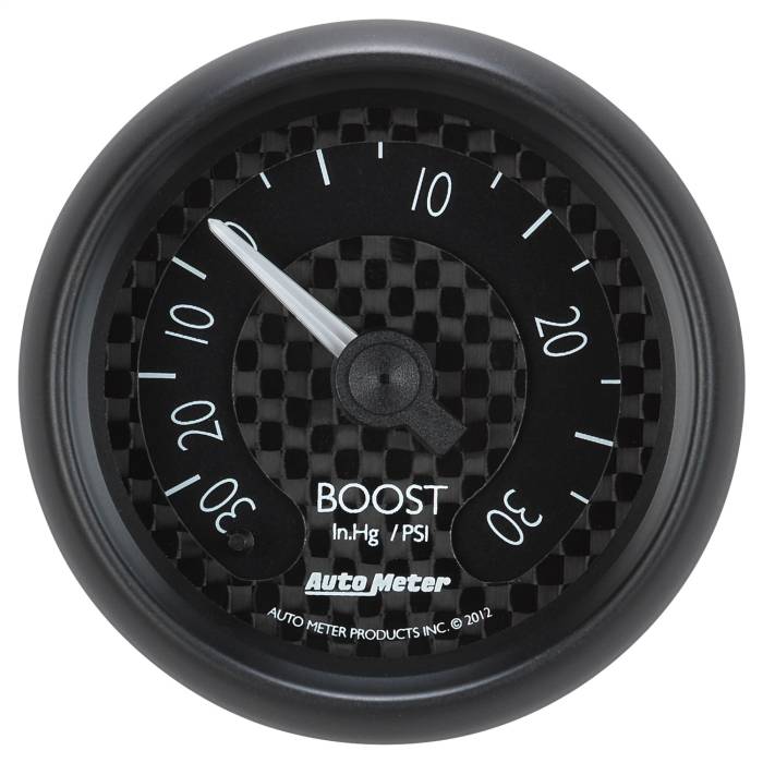 AutoMeter - AutoMeter GT Series Mechanical Boost/Vacuum Gauge 8003