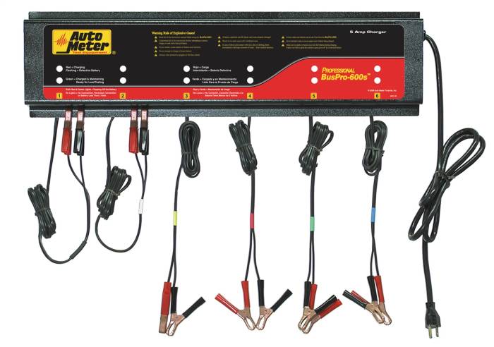 AutoMeter - AutoMeter Heavy Duty Battery Charger BUSPRO-600S