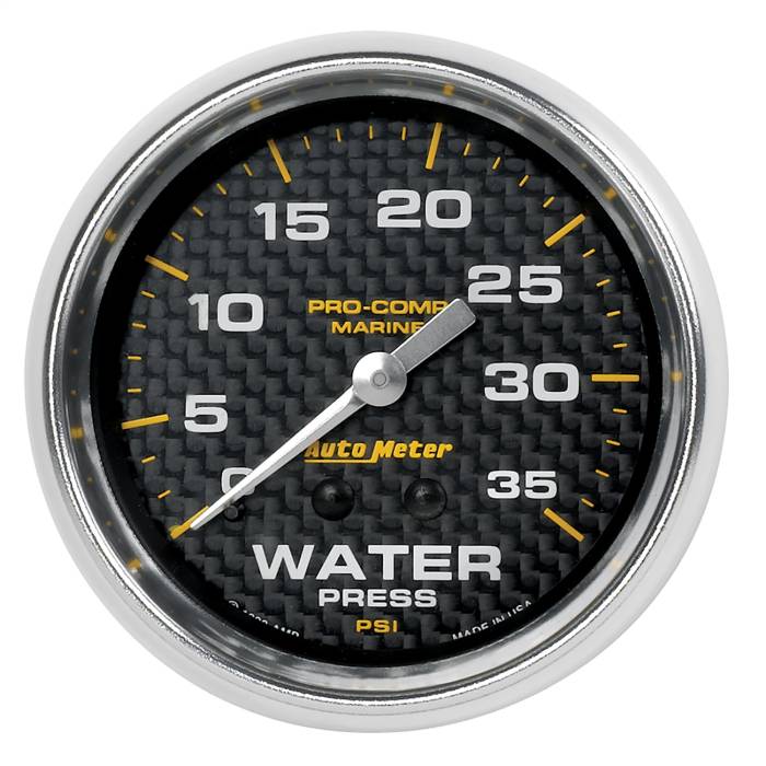 AutoMeter - AutoMeter Marine Mechanical Water Pressure Gauge 200773-40