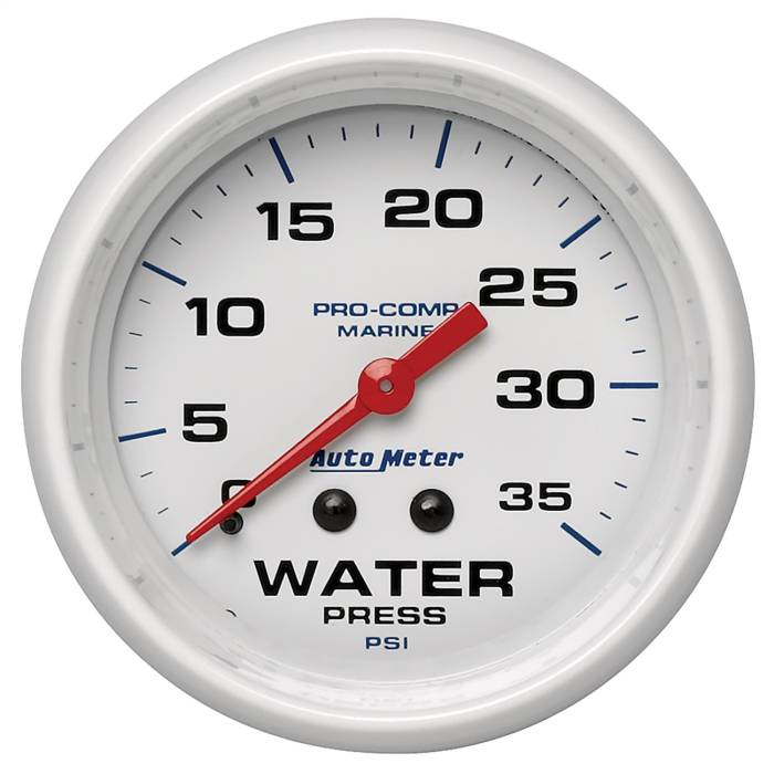 AutoMeter - AutoMeter Marine Mechanical Water Pressure Gauge 200773