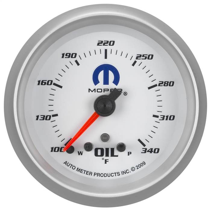 AutoMeter - AutoMeter MOPAR Electric Oil Temperature Gauge 880251