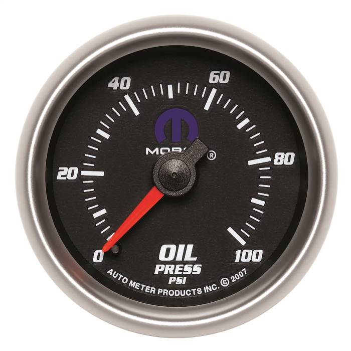 AutoMeter - AutoMeter MOPAR Mechanical Oil Pressure Gauge 880014