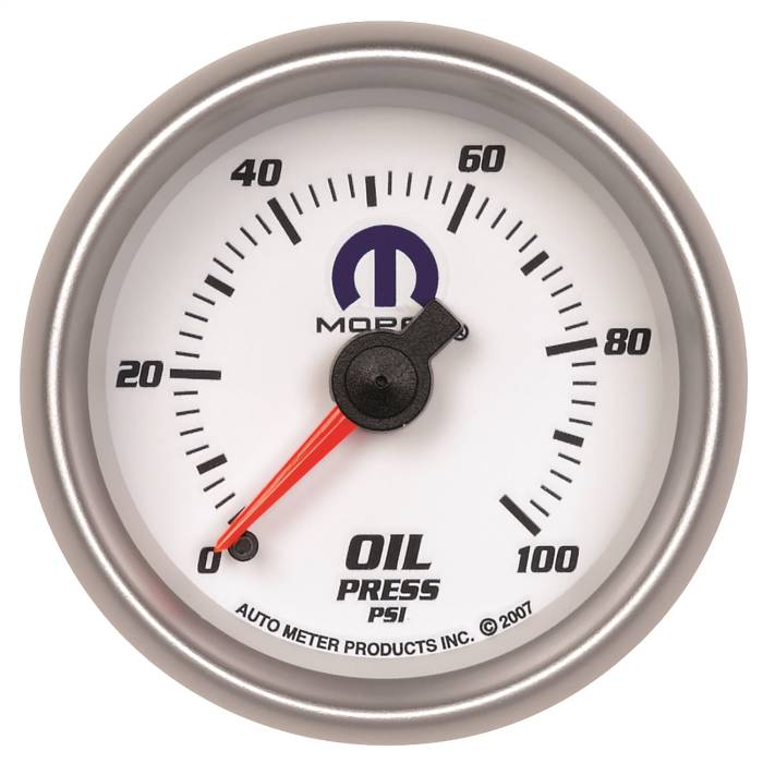 AutoMeter - AutoMeter MOPAR Mechanical Oil Pressure Gauge 880028