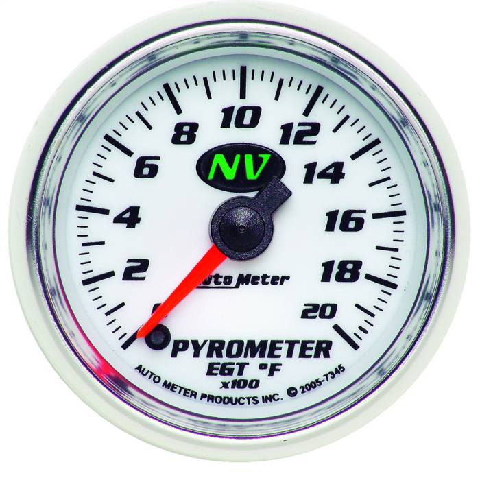 AutoMeter - AutoMeter NV Electric Pyrometer Gauge Kit 7345