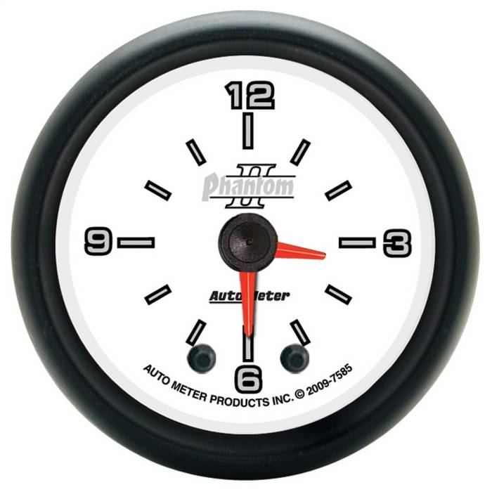 AutoMeter - AutoMeter Phantom II Clock 7585
