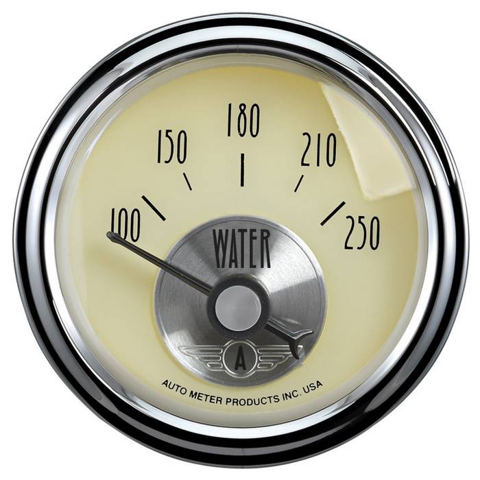 AutoMeter - AutoMeter Prestige Series Antique Ivory Water Temperature Gauge 2037