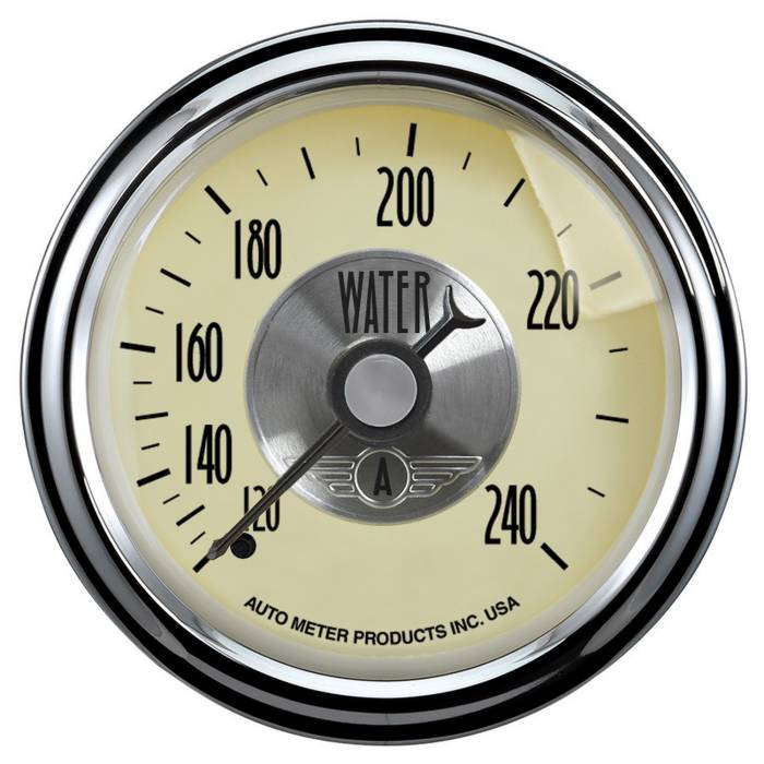 AutoMeter - AutoMeter Prestige Series Antique Ivory Water Temperature Gauge 2032