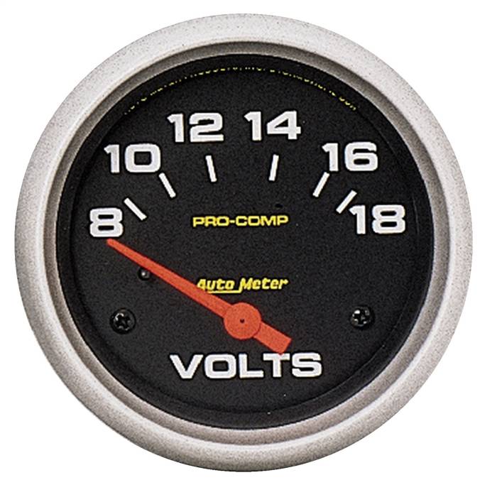AutoMeter - AutoMeter Pro-Comp Electric Voltmeter Gauge 5492