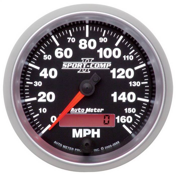 AutoMeter - AutoMeter Sport-Comp II Programmable Speedometer 3688