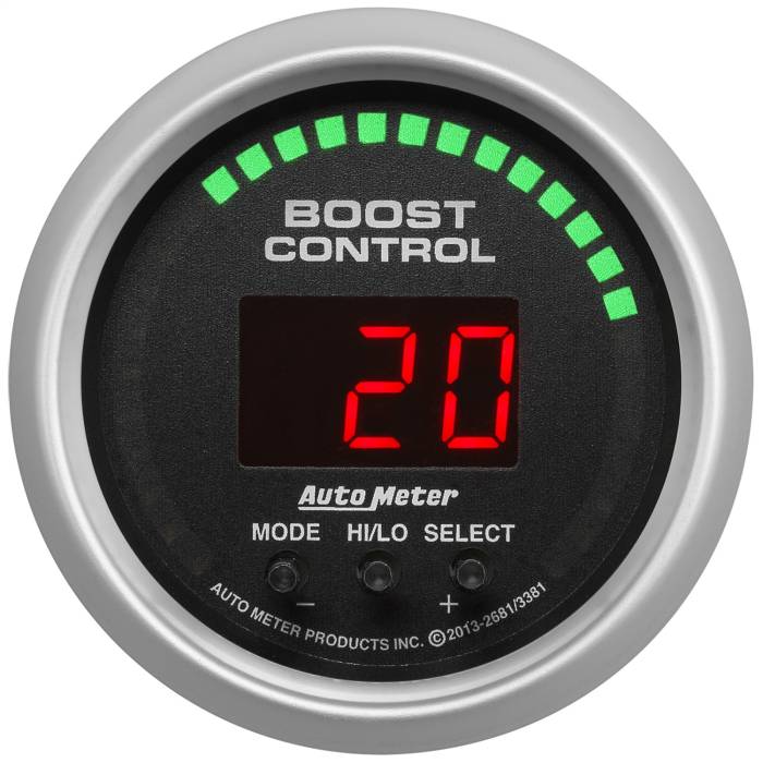 AutoMeter - AutoMeter Sport-Comp Digital Boost Controller Gauge 3381