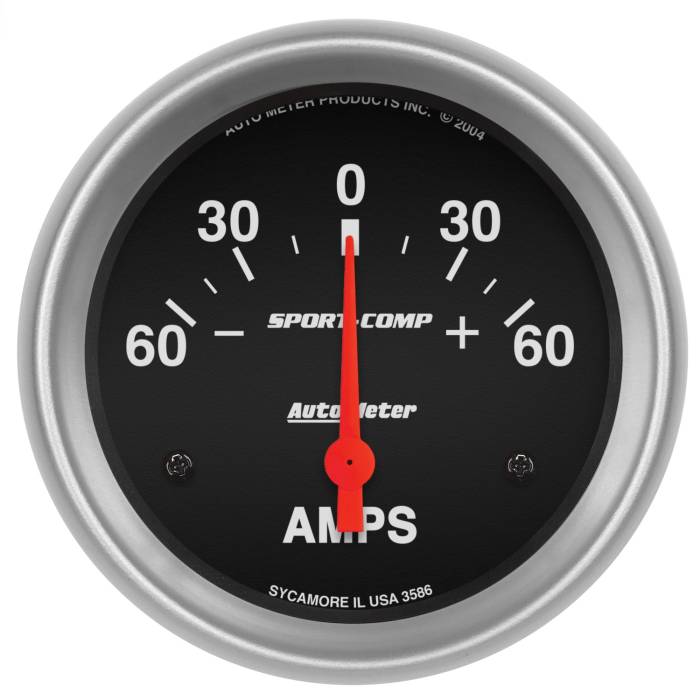 AutoMeter - AutoMeter Sport-Comp Electric Ammeter Gauge 3586