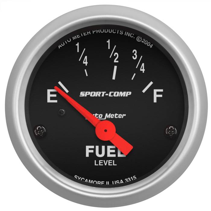 AutoMeter - AutoMeter Sport-Comp Electric Fuel Level Gauge 3315