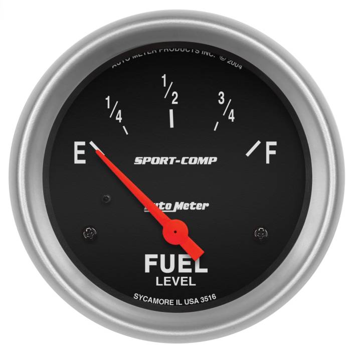 AutoMeter - AutoMeter Sport-Comp Electric Fuel Level Gauge 3516