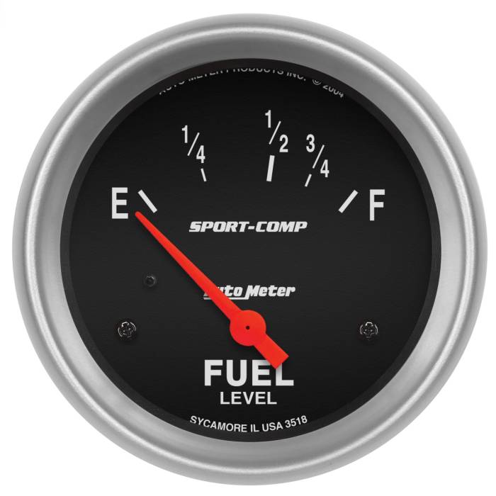 AutoMeter - AutoMeter Sport-Comp Electric Fuel Level Gauge 3518