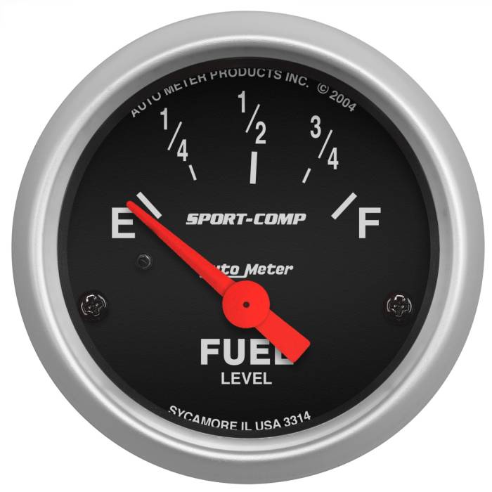 AutoMeter - AutoMeter Sport-Comp Electric Fuel Level Gauge 3314
