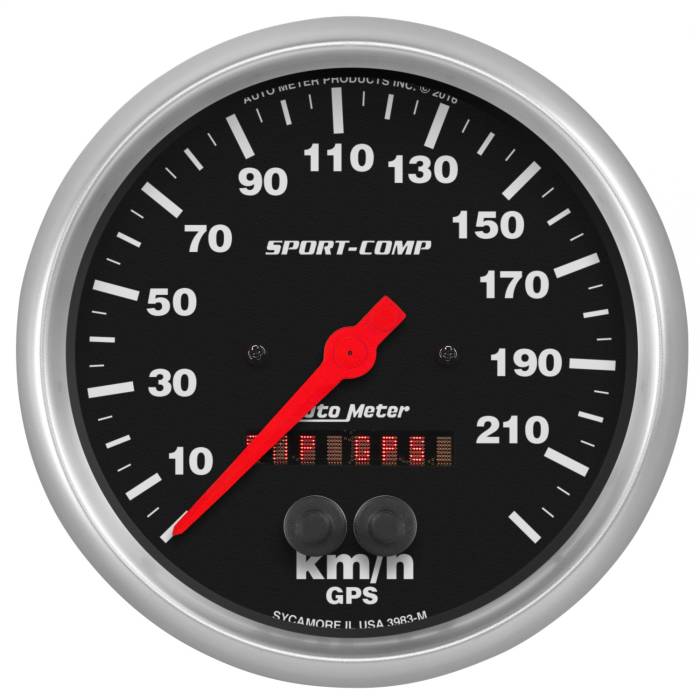 AutoMeter - AutoMeter Sport-Comp GPS Speedometer 3983-M