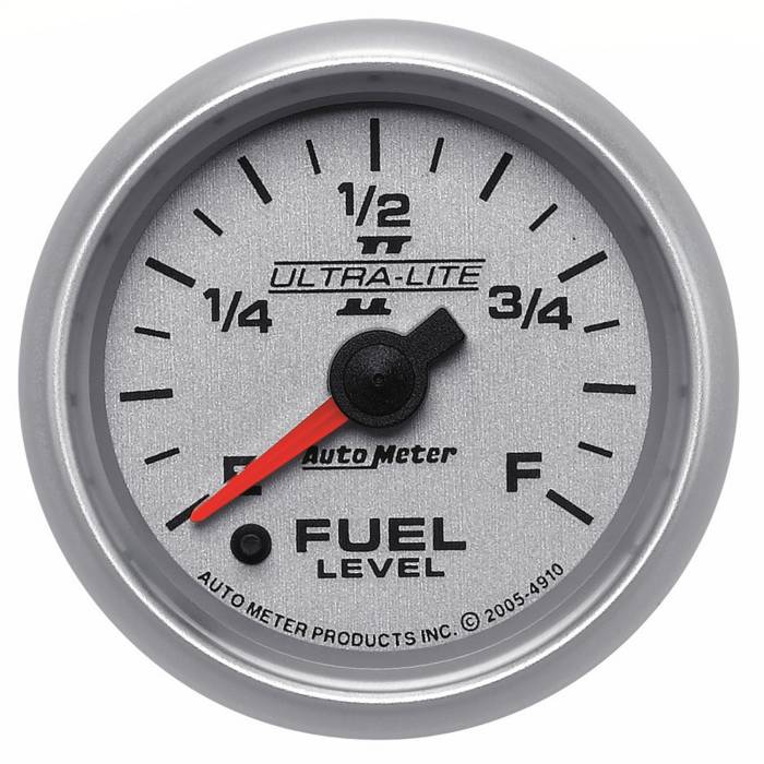 AutoMeter - AutoMeter Ultra-Lite II Electric Programmable Fuel Level Gauge 4910