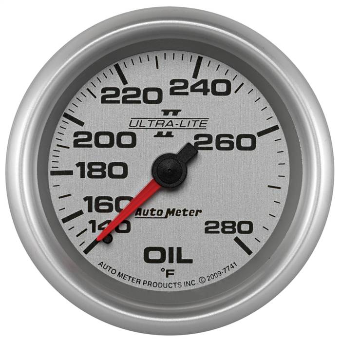 AutoMeter - AutoMeter Ultra-Lite II Mechanical Oil Temperature Gauge 7741
