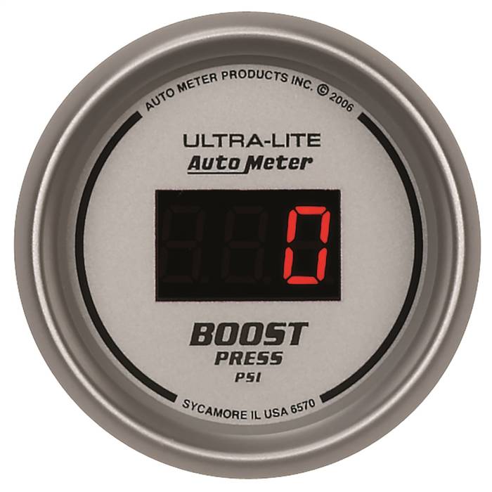 AutoMeter - AutoMeter Ultra-Lite Digital Boost Gauge 6570