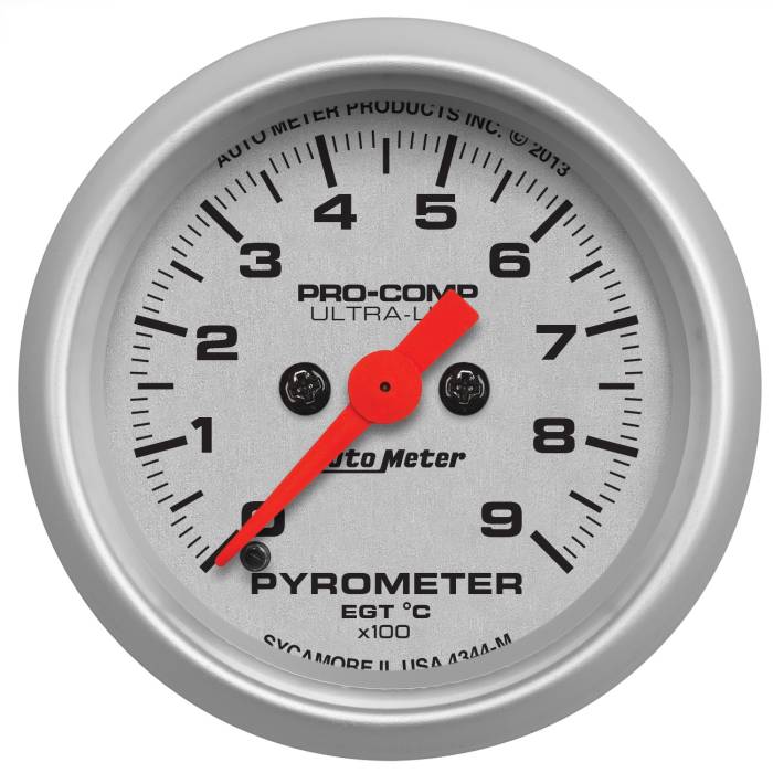 AutoMeter - AutoMeter Ultra-Lite Electric Pyrometer Kit 4344-M