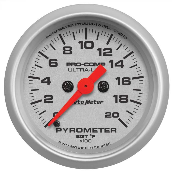 AutoMeter - AutoMeter Ultra-Lite Electric Pyrometer Kit 4345