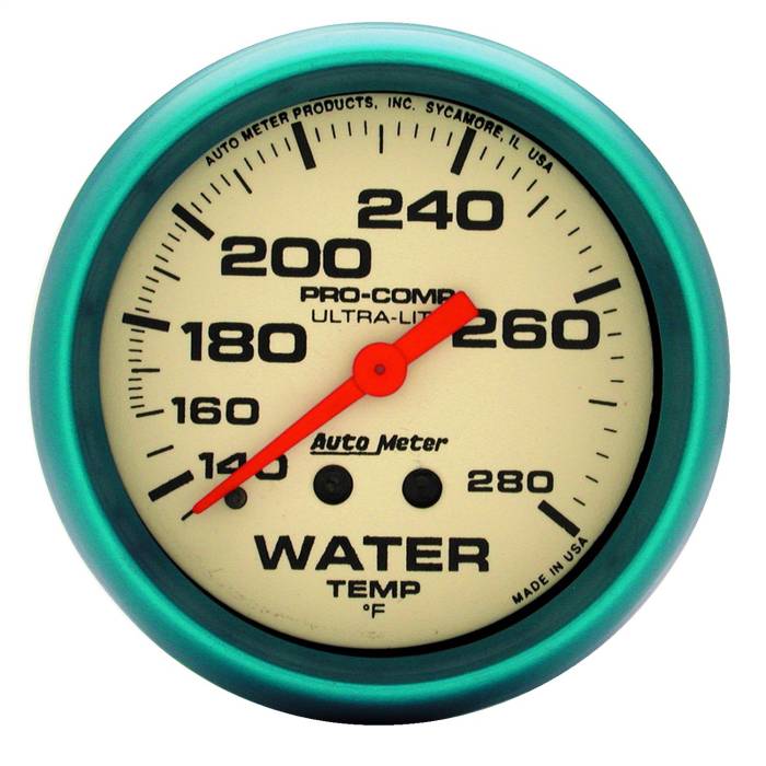 AutoMeter - AutoMeter Ultra-Nite Water Temperature Gauge 4535