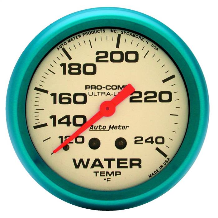 AutoMeter - AutoMeter Ultra-Nite Water Temperature Gauge 4532