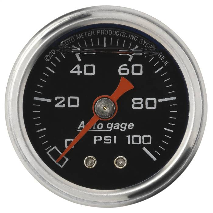 AutoMeter - AutoMeter Sport-Comp Mechanical Fuel Pressure Gauge 2174
