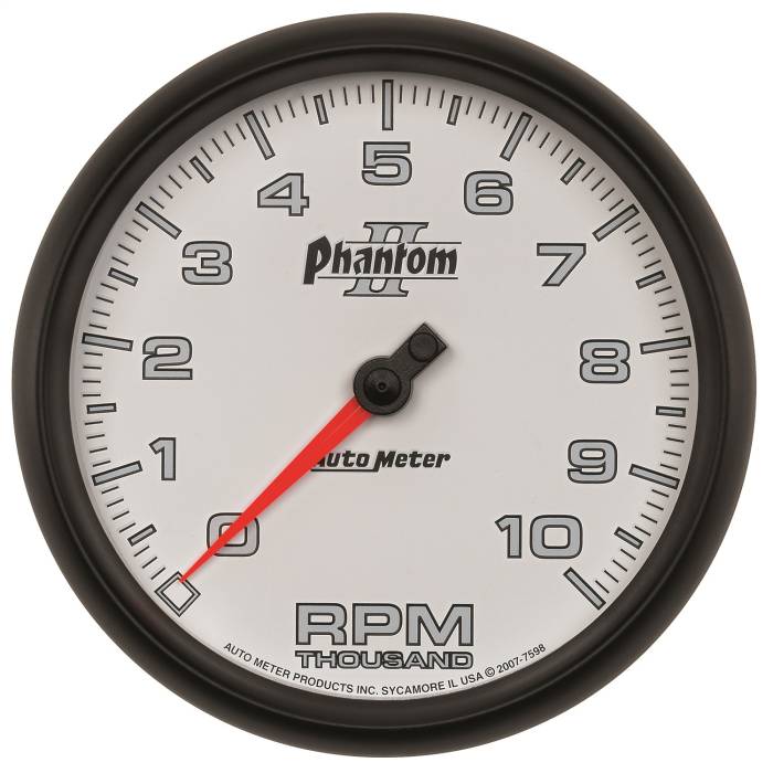 AutoMeter - AutoMeter Phantom II In-Dash Tachometer 7598