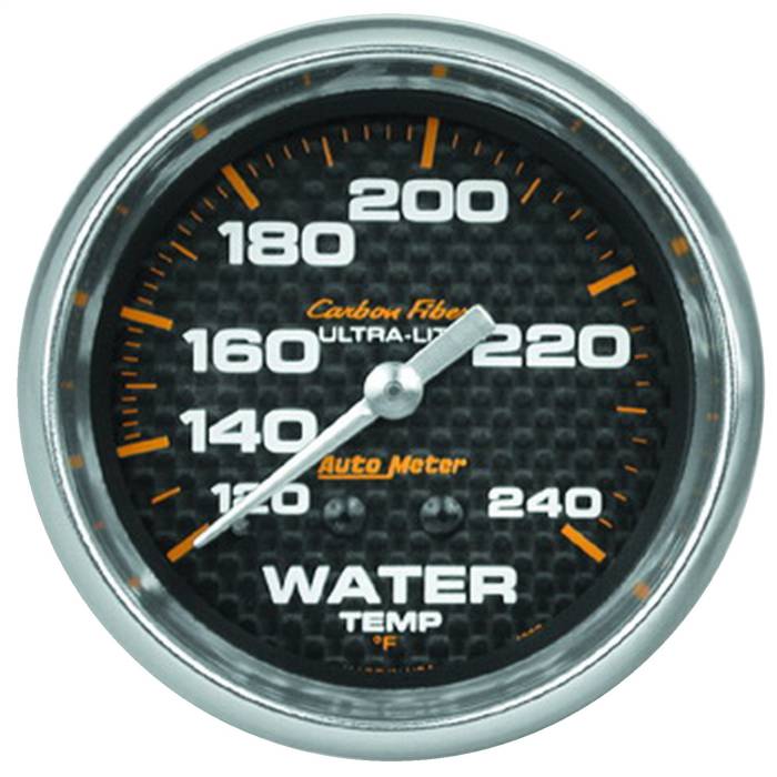 AutoMeter - AutoMeter Carbon Fiber Mechanical Water Temperature Gauge 4832