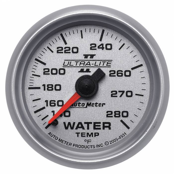AutoMeter - AutoMeter Ultra-Lite II Mechanical Water Temperature Gauge 4931